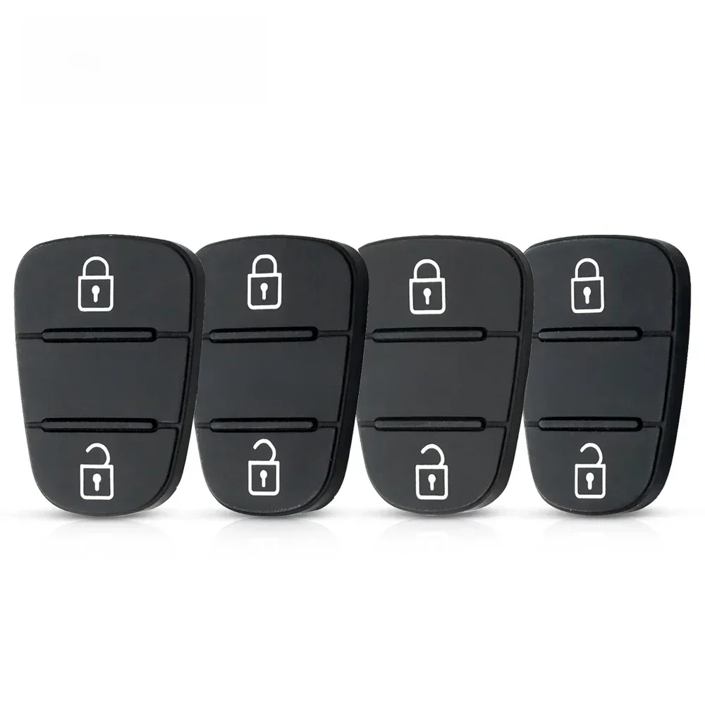 KEYYOU – tampon en caoutchouc à 3 boutons, pour Hyundai l10 l20 l30 Picanto Solaris RIO Sportage Elantra Kia Verna Picanto K2 K5 Cerato