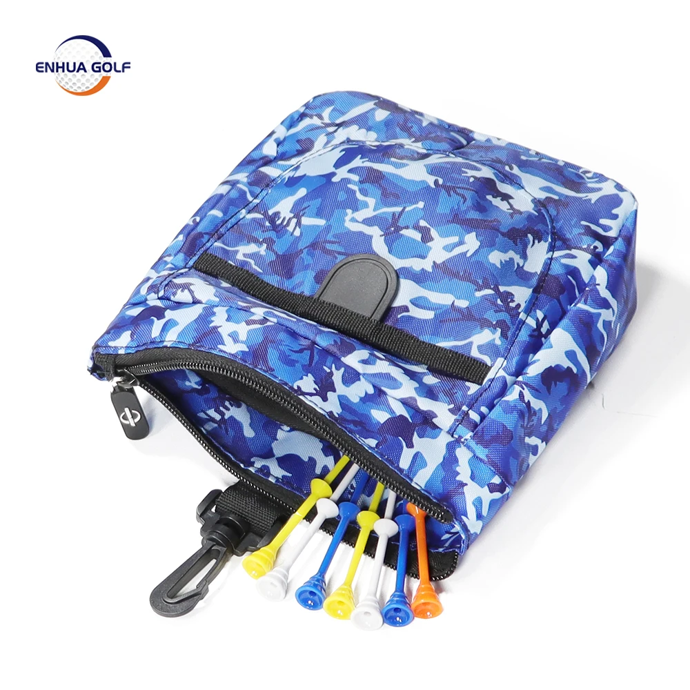 Golf Bags Pouch Accessories Bag. Multi Pocket Zipper Hook to Bag,Value Set Durable Nylon Valuables Holder Men Women Golf Gift