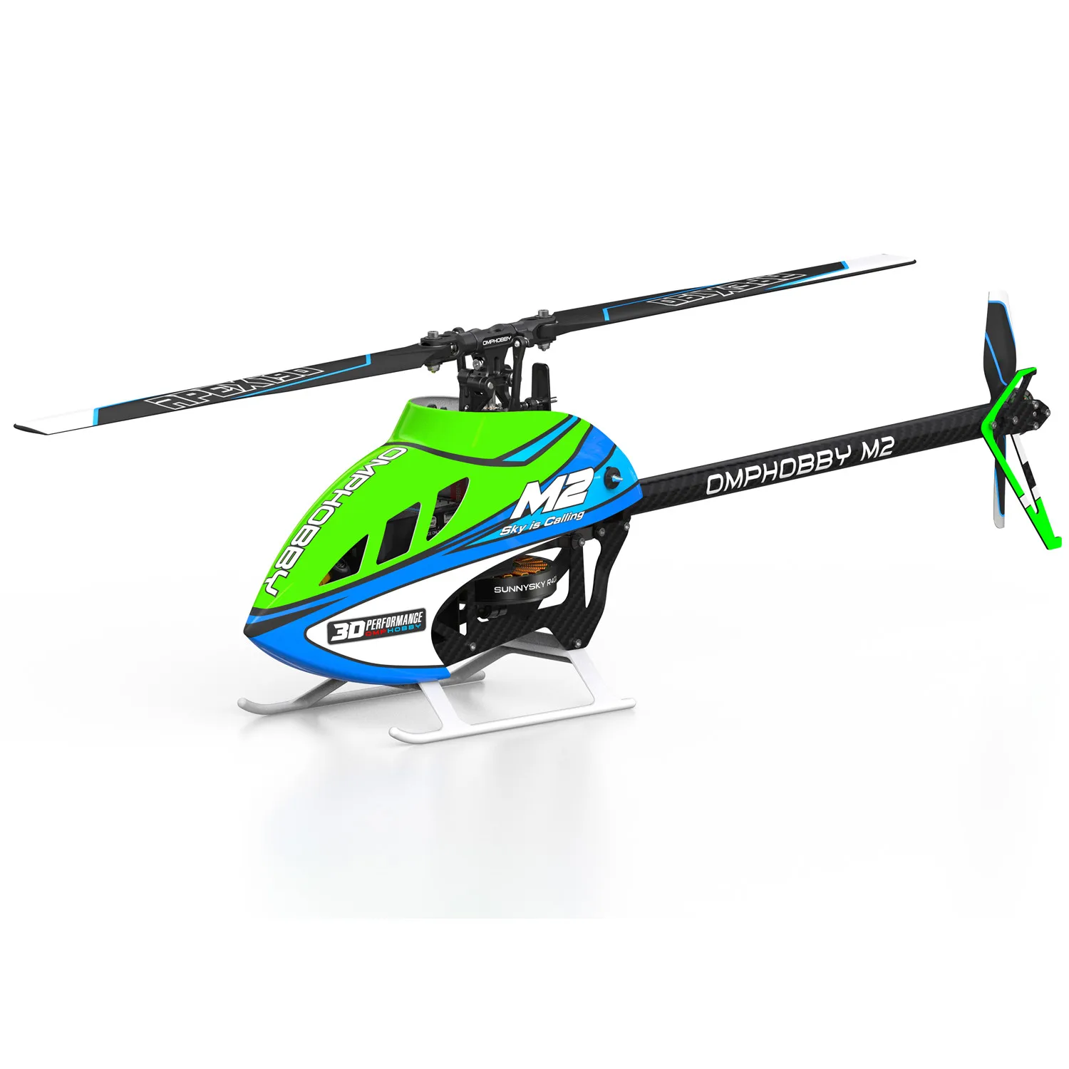 OMPHOBBY 3D RC ヘリコプター M2 V3 PRO ARTF 送信機と受信機なし