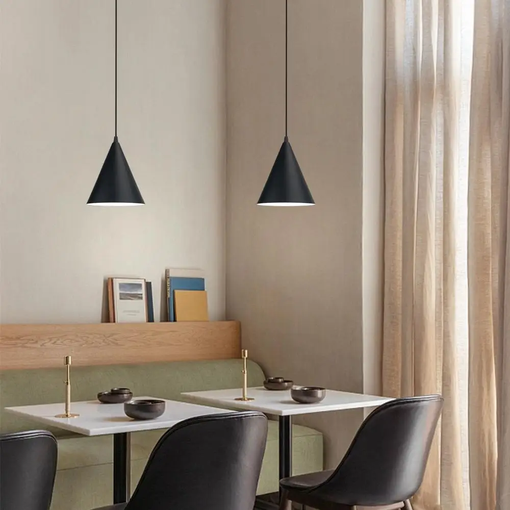 

Annular Pendant Lamp Led cone lamp With Aluminum Lampshade Nordic color pendant light For Cafe Bar Restaurant island lighting