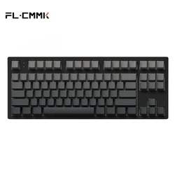 FL·ESPORTS MK870 Wired TKL Mechanical Keyboard 87 Key Hot Swap RGB Backlight PBT Keycaps for PC Tablet Desktop Support Driver