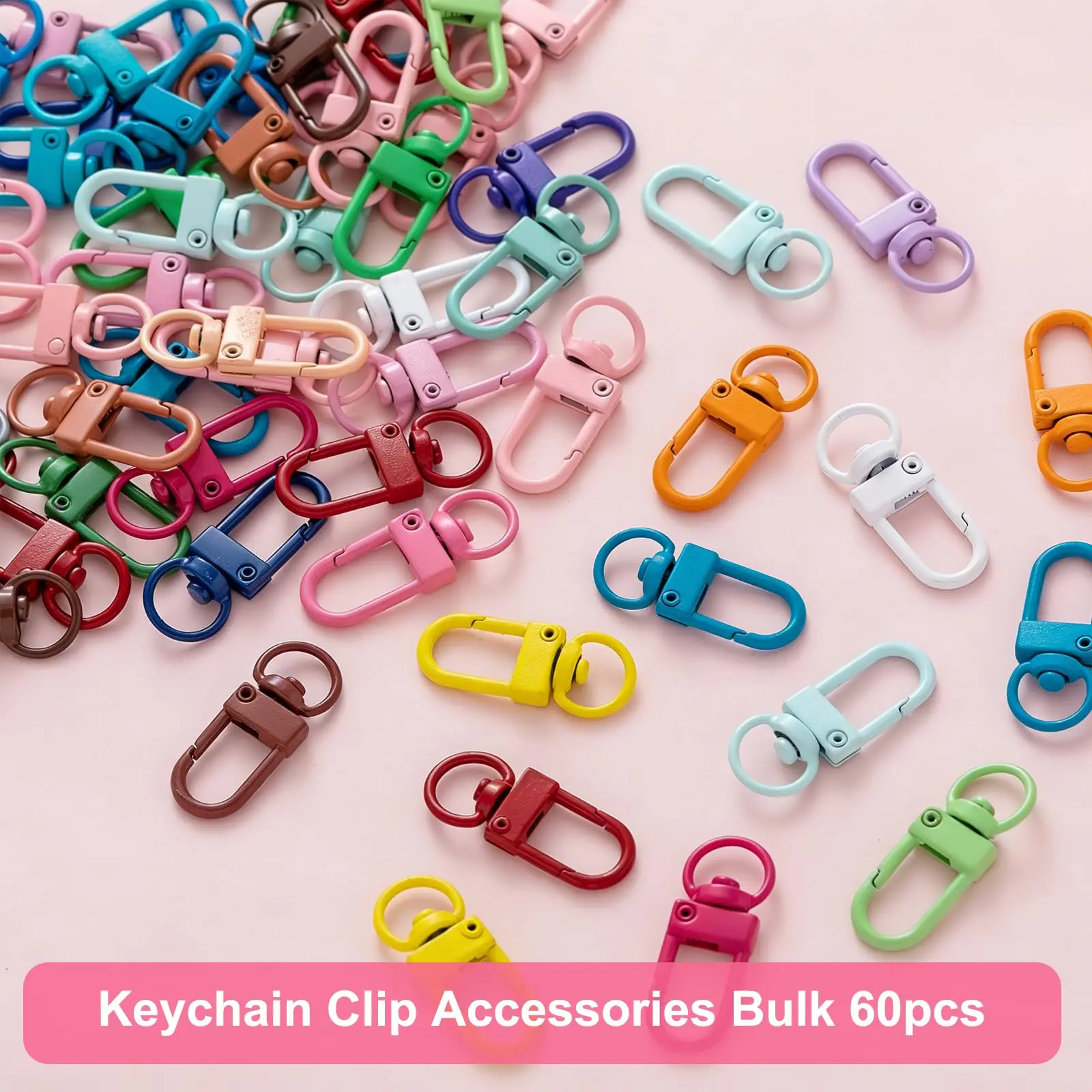 Colorful Small Door-Shaped Hooks, 30 Pieces, Random Colors, DIY Accessory Parts, Doll Hanging Hooks, Zinc Alloy