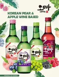 Napój ryżowy soju smaki c/alkohol Minimum 18anos 360ml