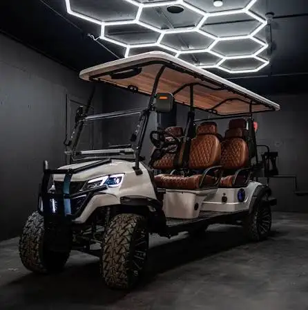 High Quality New Electric Off-Road EA6R+ 72V 6-Seater Electric Golf Cart | Family Resort