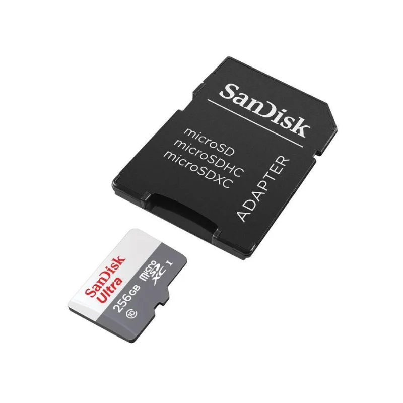 Sandisk Micro 256GB Ultra Classe10 100 MB/s Memory Card, Internal Memory Expansion