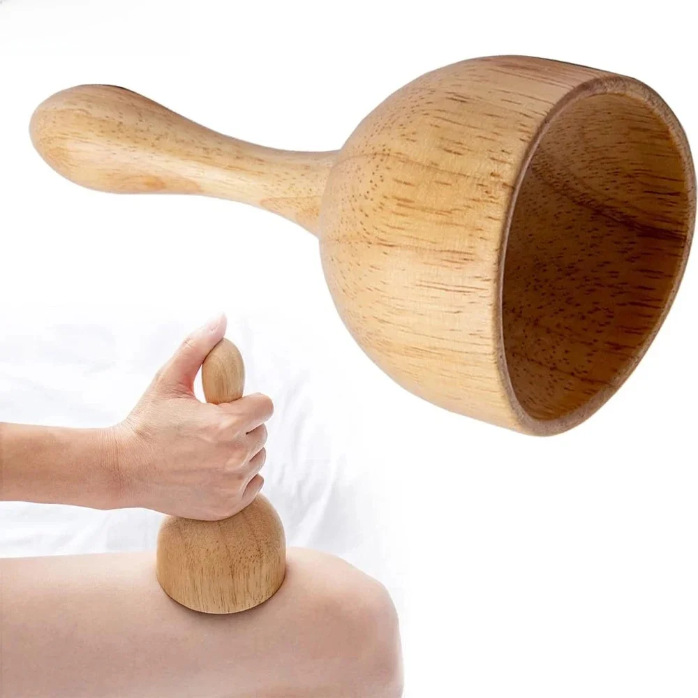 Tasse suédoise en bois, masseur en bois, outil de thérapie, sculpture du corps pour madérapeutique, Drainage lymphatique, Anti-Cellulite, soulagement de la douleur