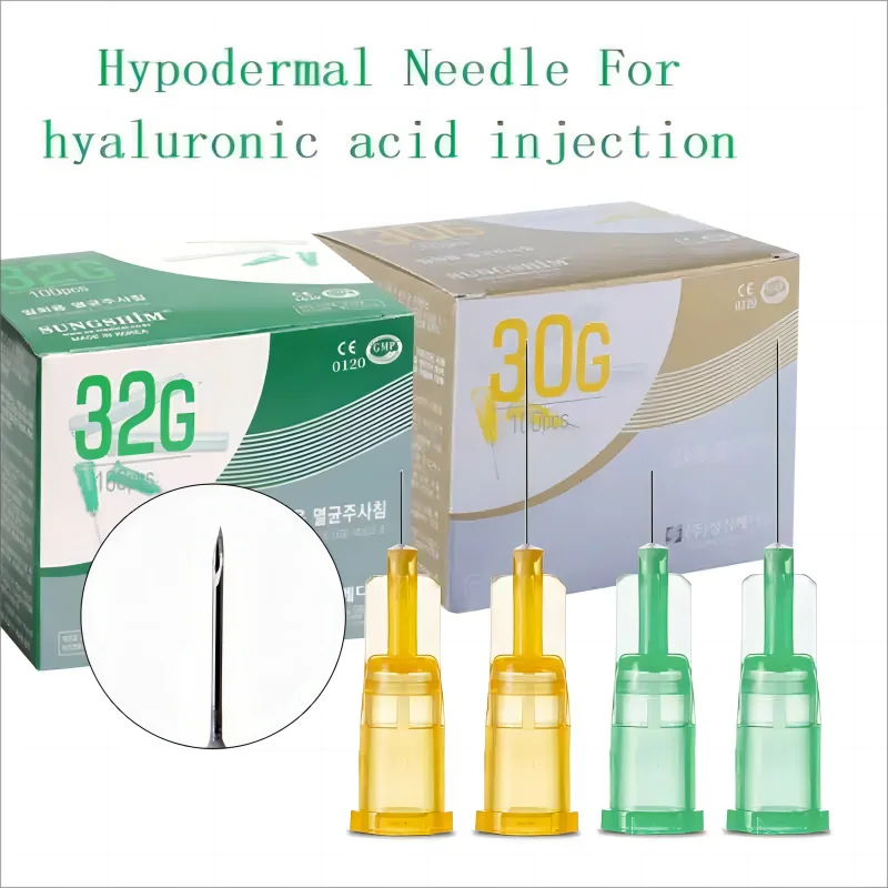 

100pcs/box Korean 30G 32G 34G 4mm 13mm 25mm Disposable Injection Needle Small Teeth Irrigator Eyelids Tool Parts Tattoo needles