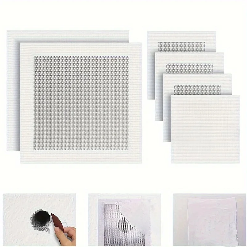 Patch de Réparation de Trous Muraux, Lumière de Fissure, Ensemble de Matériel de Panneau Mural, 1 Pièce