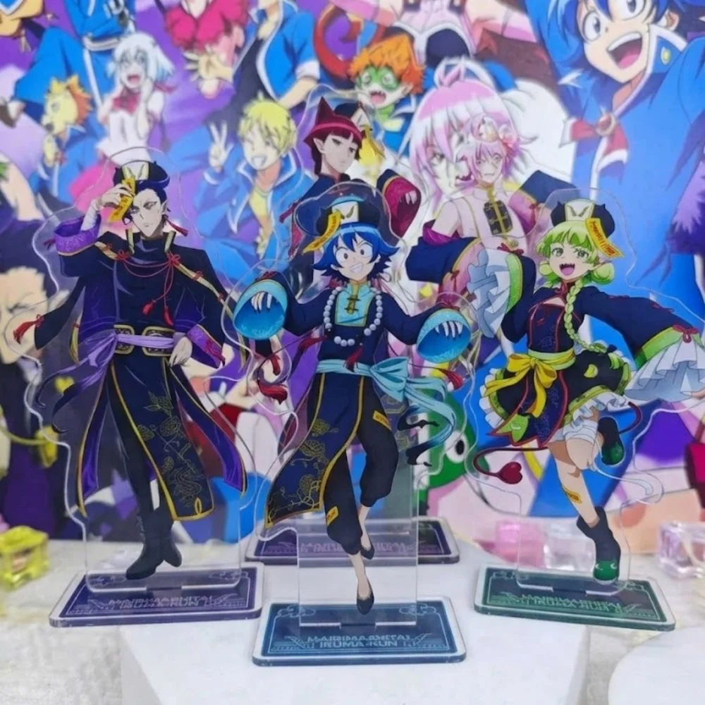 Welcome To Demon School! Iruma-Kun Acrylic Stand,15cm Iruma Suzuki, Valac Clara, Halloween Anime Desktop Decoration Keychain