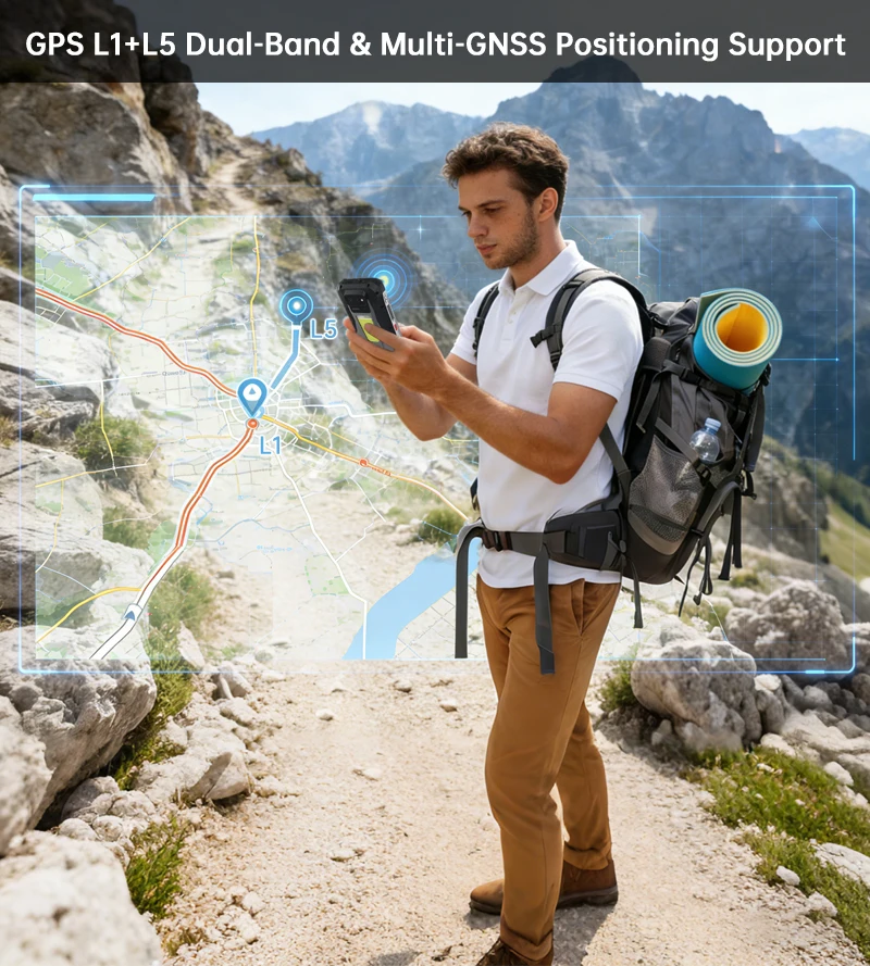 EU US Shipment Unihertz by 8849 TANK X Rugged Smartphone 5G Android 15 Built-in 1080P 220 Lumen DLP Projection 17600mah 32 512GB