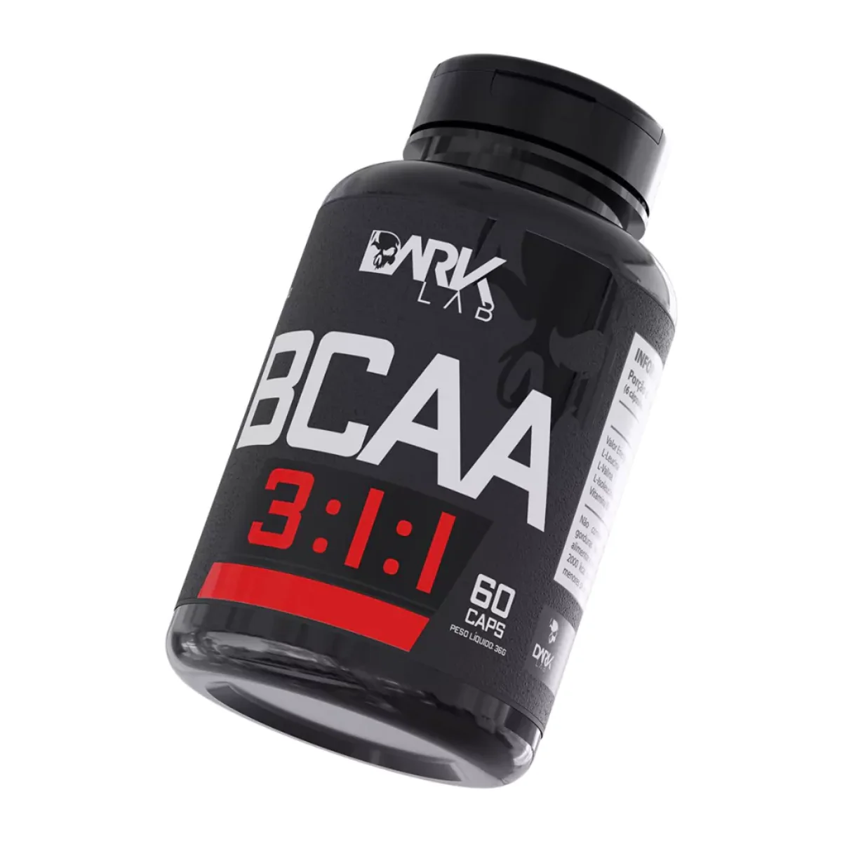 BCAA 3:1:1 60 cápsulas-Dark Lab