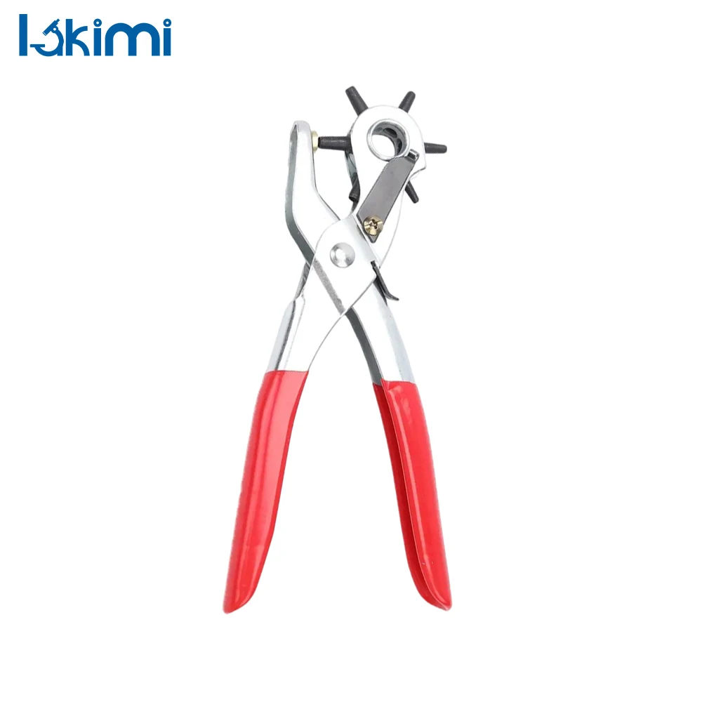 Multifunctional Leather Hole Punch Tool, Ordinary Carbon Steel Belt Puncher for Leather Crafts Punching Tool LK-AA21