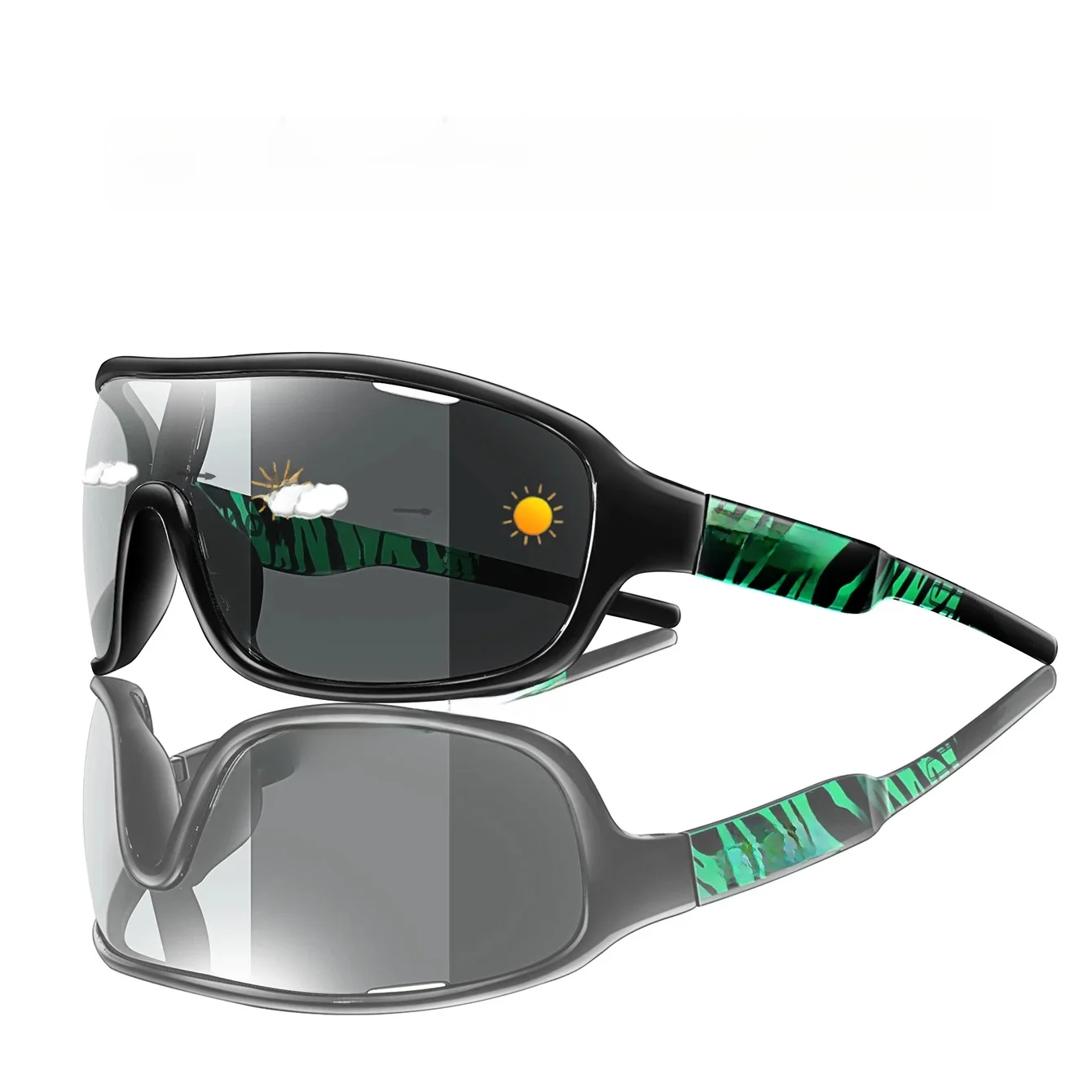 AliExpress TAMWY Trendy BRAND Photochromic Men Women Classic Eyewear Sports Outdoor Road Cycling Fishing Sunglasses Male Bike Glasses