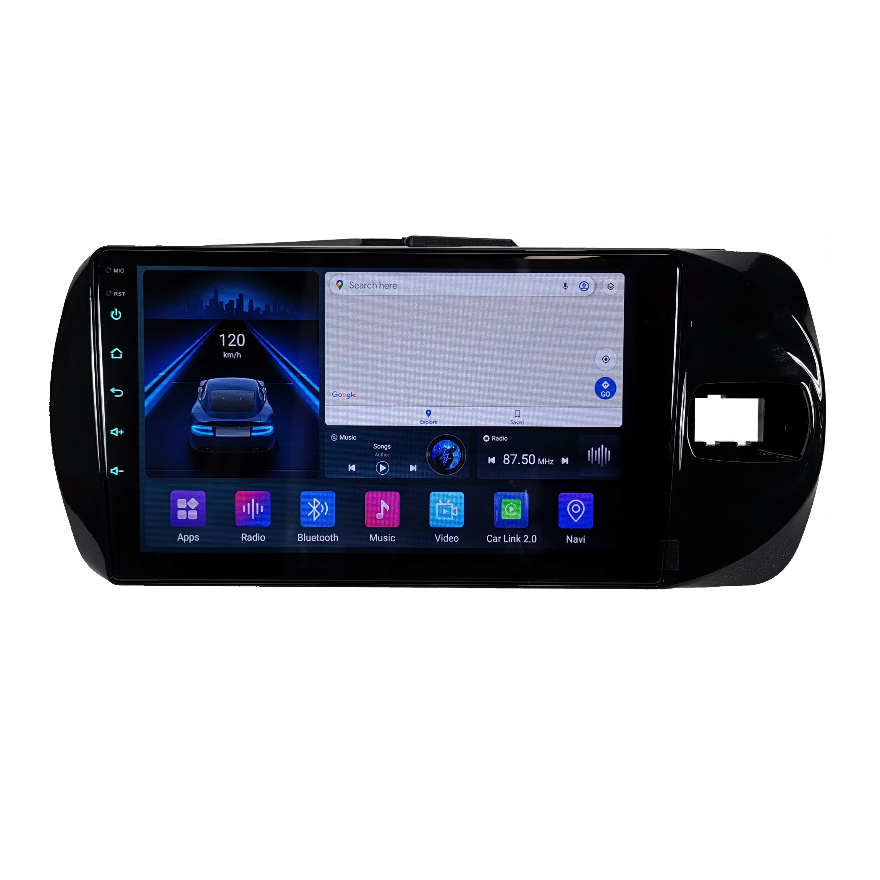 Car Radio Autoradio Android Auto For Toyota Yaris VITZ 2012~2017 GPS Navigation Multimedia Player Carplay Stereo 2Din DVD Radio