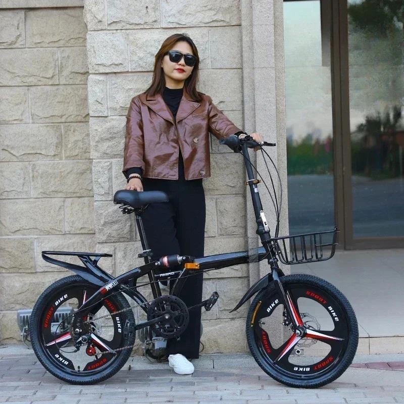 AliExpress 20 Inch Adult Folding Bicycle Small Home Mobility Bicycle Children Variable Speed Bicycle