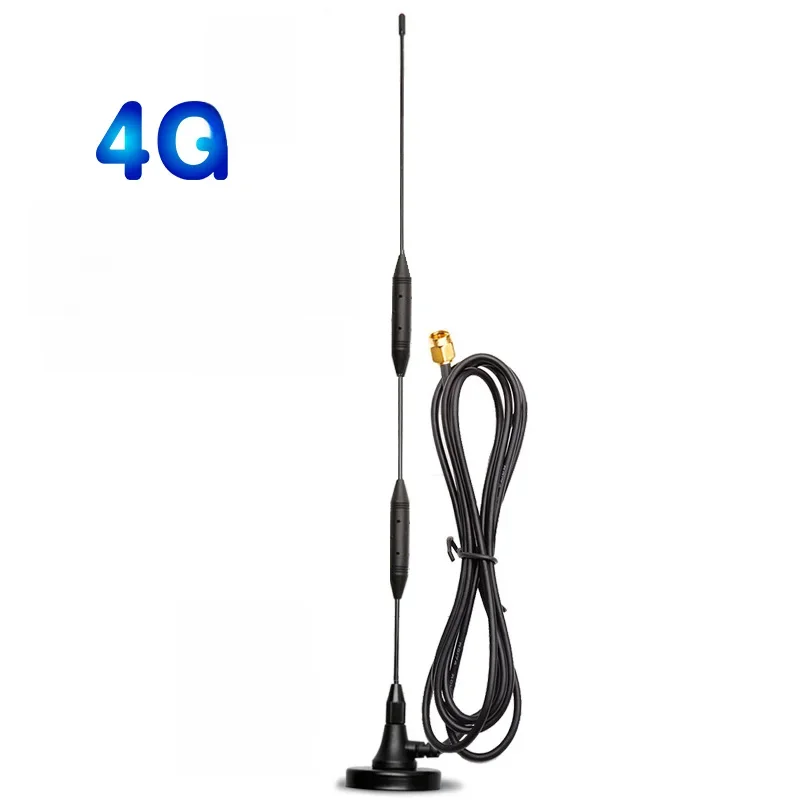 Antena zewnętrzna 4G Lte 700-2700MHz 40dBi wzmacniacz sygnału Wifi antena złącze męskie SMA z 3 metrowym przedłużaczem RG58 (Kabel 3M) — Zdjęcie 2 z 2
