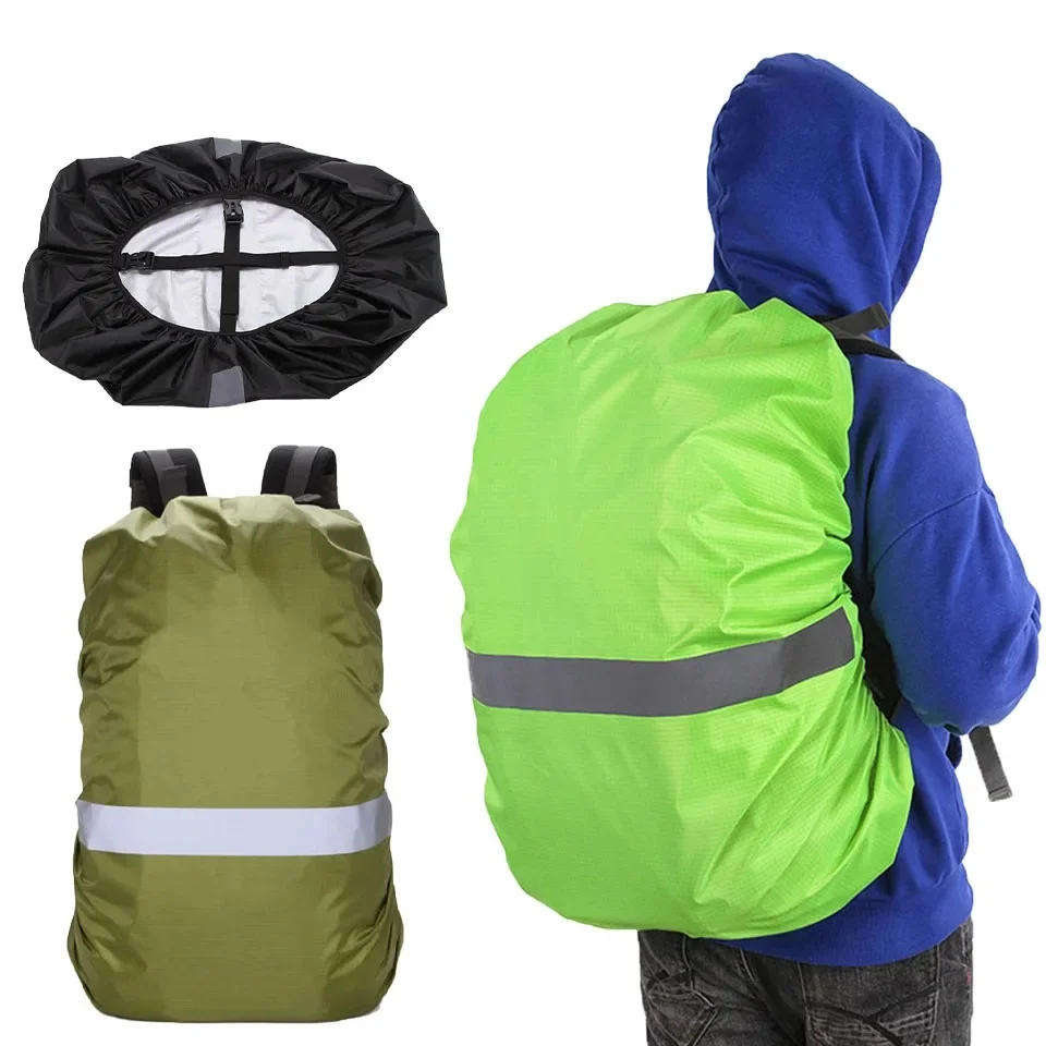 AliExpress kokossi KoKossi 1Pcs 20-60L Night Safety Reflective Oxford Cloth Rain Cover Outdoor Backpack Waterproof Cover Cycling Hiking Dust Cover