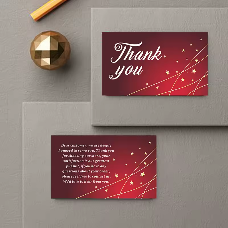 Custom Cards Thank You Cards Custom Business Card Personalized Logo Packaging For Small Business Wedding invitation Postcards - Image 5