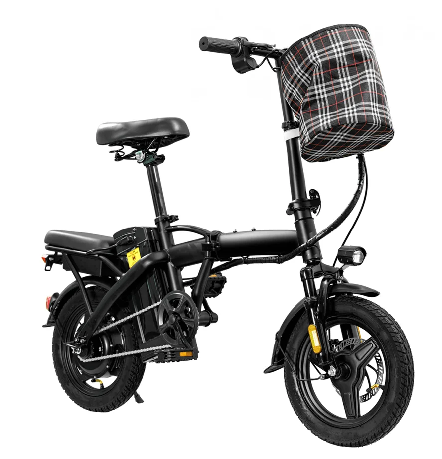 

Compact Folding Electric Bicycle With Lithium Battery for Adults Portable City Commuter Bike