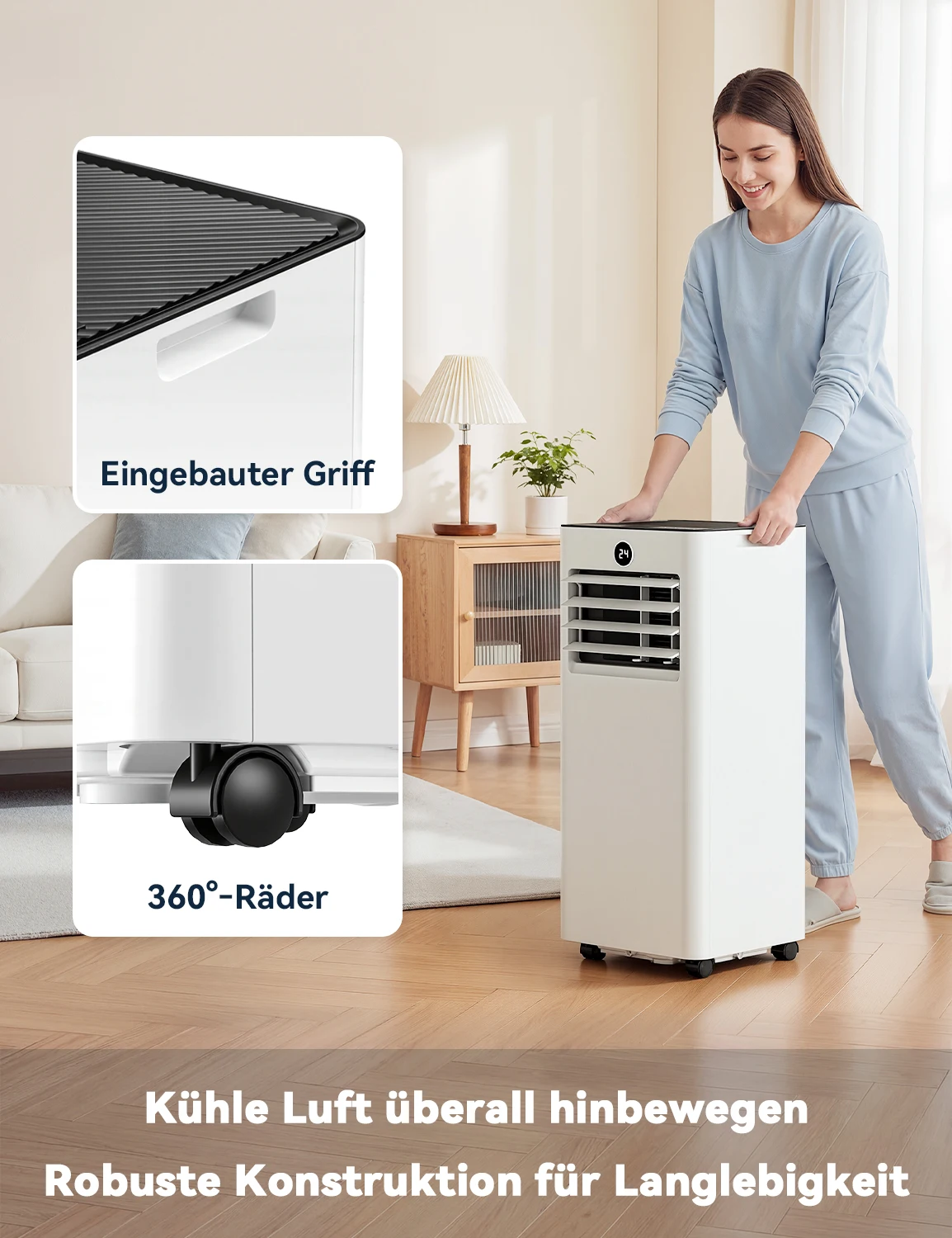 Mobile Klimaanlage 9000 BTU – Leise, effizient & flexibel kaufen