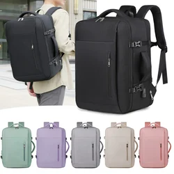 Large Capacity Waterproof USB Charging Backpack Business Travel Laptop Bag, Unisex Minimalist School Backpack