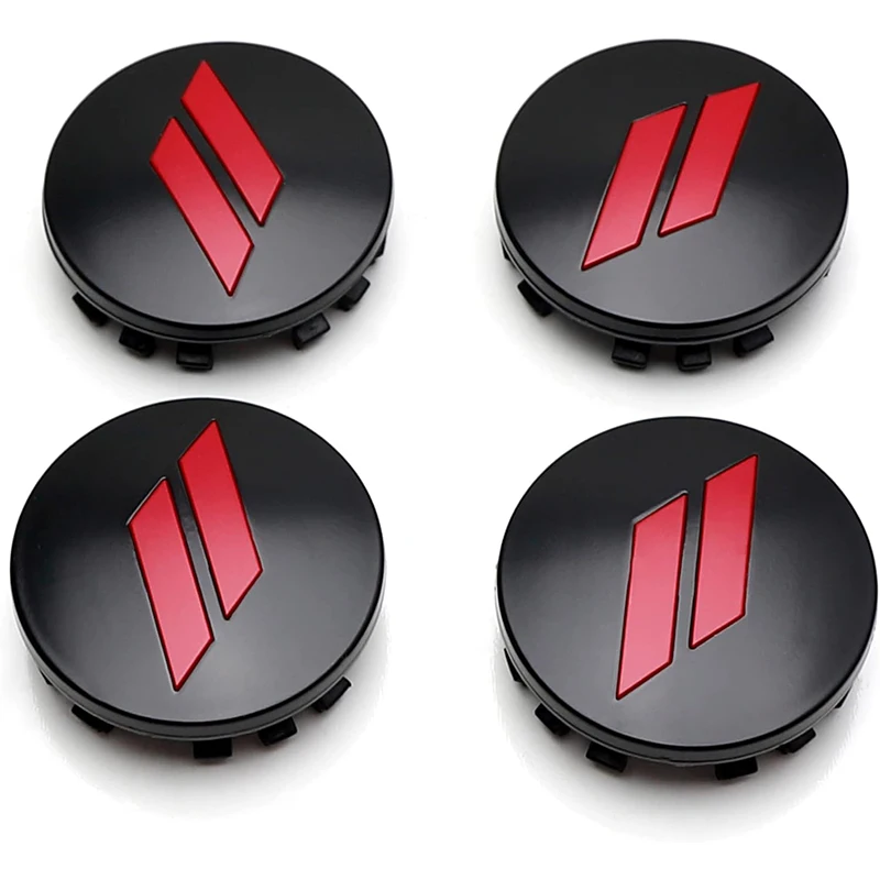 4pc 63mm Car // Slash Wheel Center Hub Caps Rim Cover Emblem Sticker for Dodge Charger Challenger Hell Cat SRT Chrysler 300C