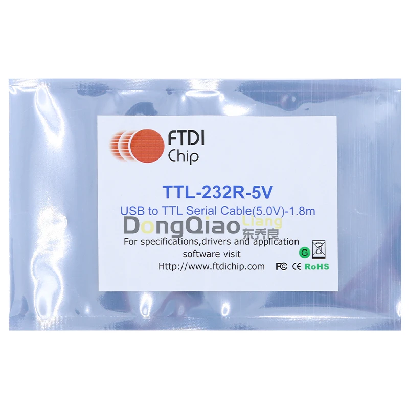 Pi lu cavu seriali ufficiali e genuinu FTDI TTL-232R-5V-WE UART USB-TTL (FT232R)
