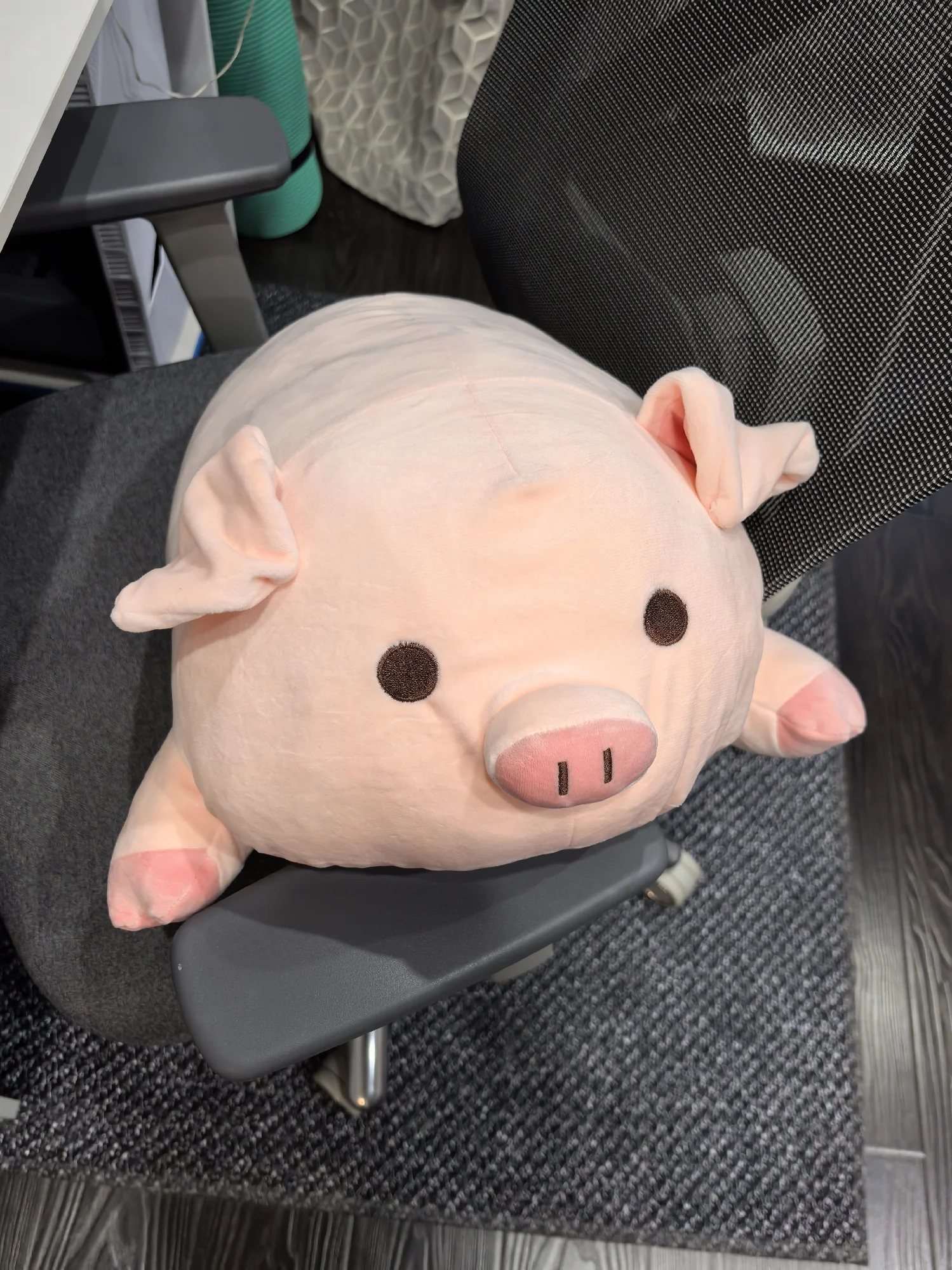 1pc 40/50cm Squishy Pig Stuffed Doll Lying Plush Piggy Toy Animal Soft Plushie Pillow for Kids Baby Comforting Birthday Gift photo review