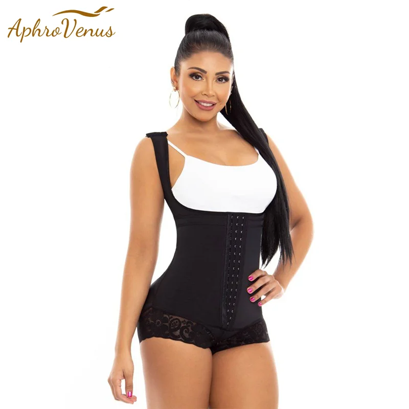 

Fajas Colombianas Triangle Open-chest Body Shaper Postpartum Post Surgical Girdle Daily Use Shapewear Tummy Contol Butt Lifter