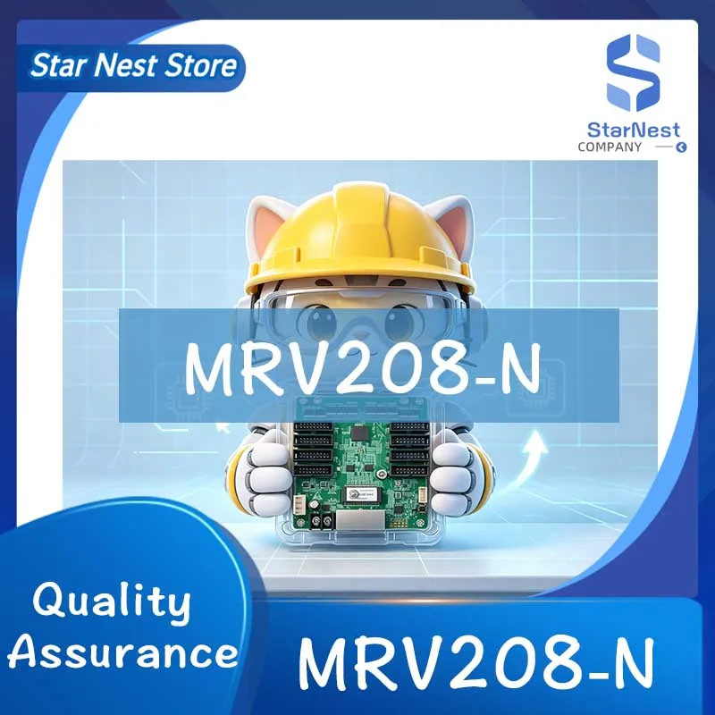 Novastar MRV208-N Full Color Large LED Video Screen Receiving Card Cassette 8 HUB75E Ports Interface 256x256 Pixels Controller