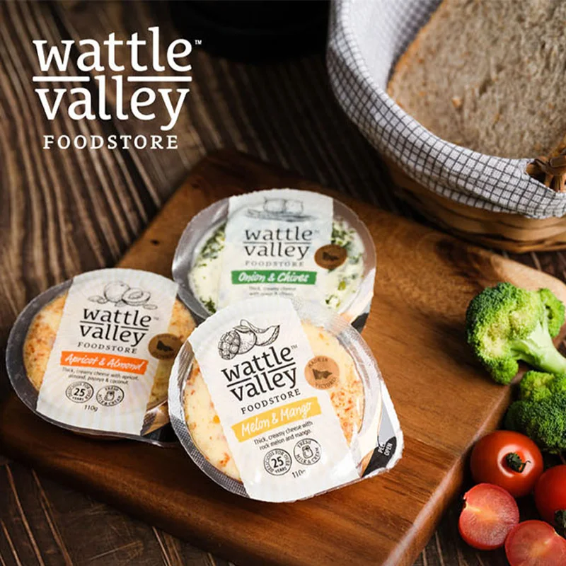 3 species of watle Valley fruit cream cheese