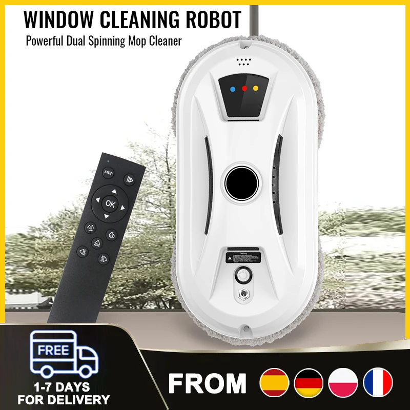 Robot Limpiacristales 5600 Pa con Spray