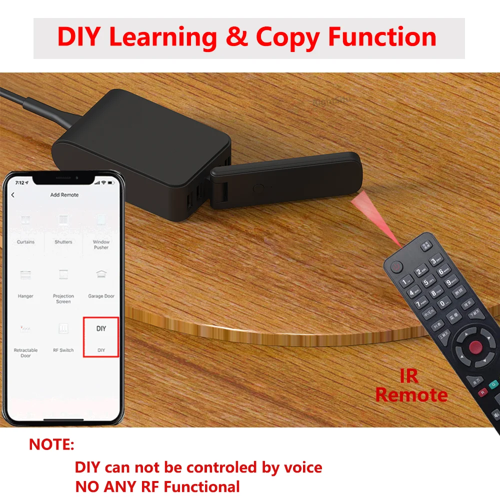 Pilot Tuya WiFi IR do inteligentnego domu Zasilacz USB do telewizora Klimatyzator klimatyzacji Współpracuje z Alexa Google Home Yandex Alice