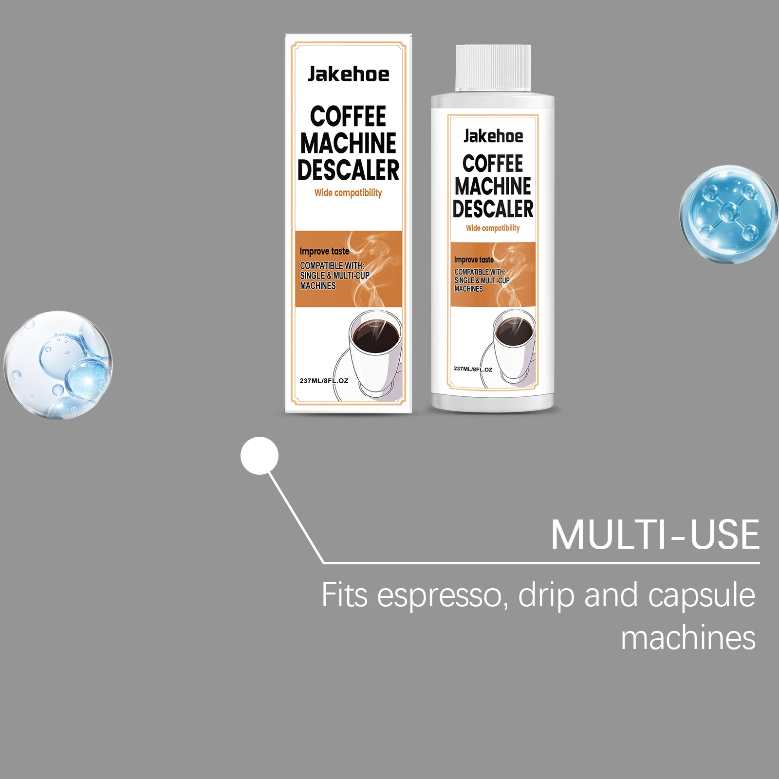 Fast Acting Coffee Machine Descaler Remove Limescale Improve Coffee Taste Mild Non Corrosive No Residue For All Coffee Makers