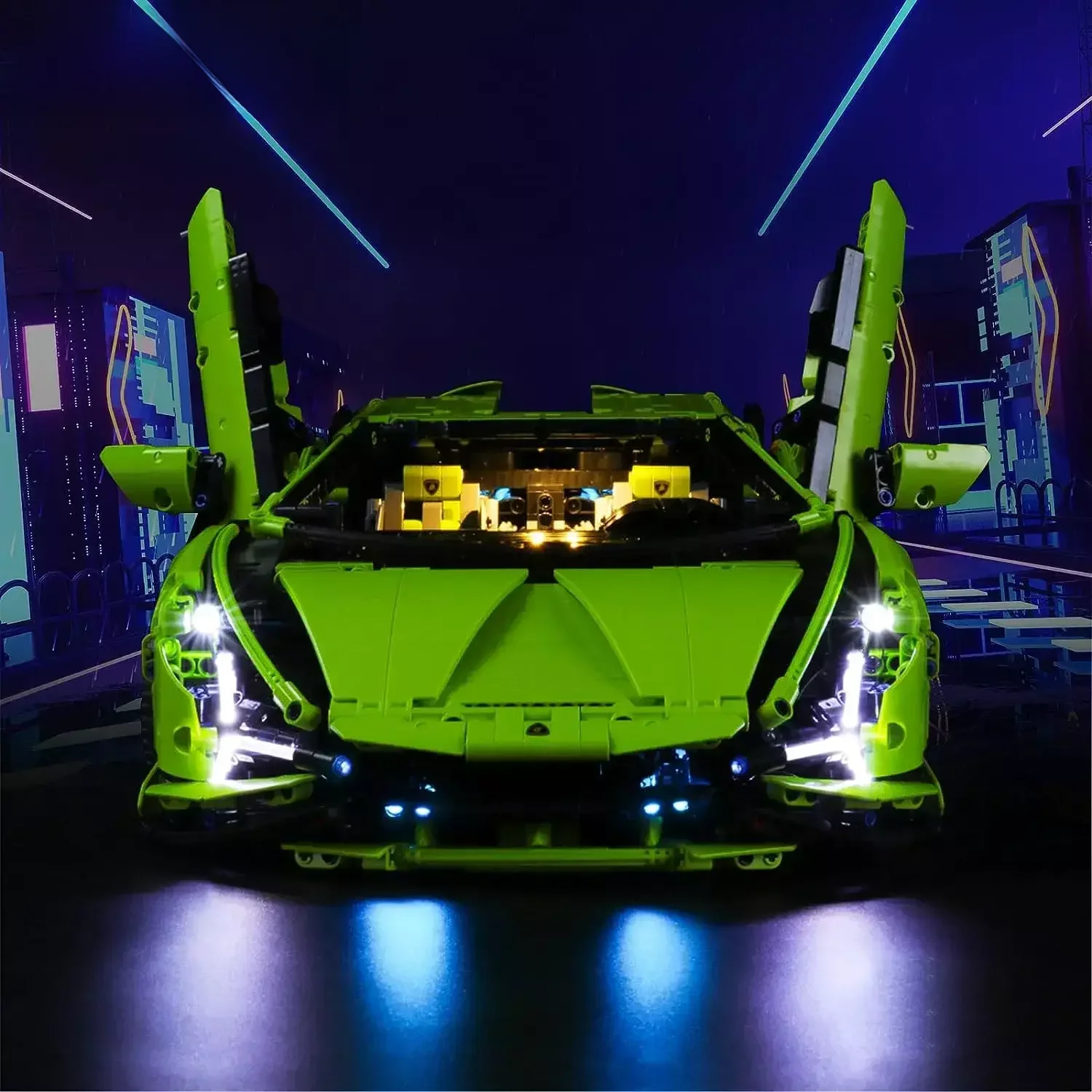 Hprosper LED-Licht für Lamborghini Sian FKP37 Super dekorative Lampe mit Batterie kasten (ohne