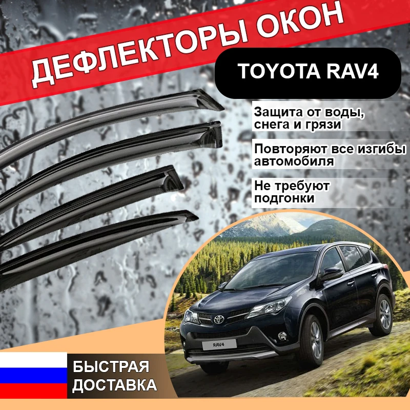 Deflectores de Ventanas para Toyota RAV 4 RAB4: La Solución Ideal para Proteger tu Coche del Clima Extremo
