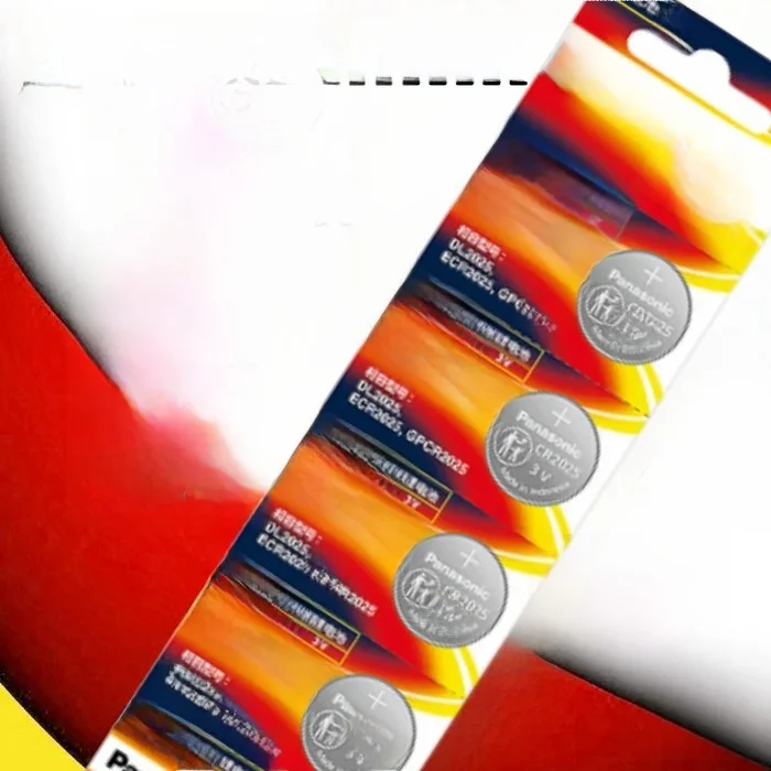 Oryginalna bateria litowa Panasonic 5-100PCS CR2025 3V ECR2025 do pilota samochodowego Zegarek Płyta główna Przycisk Komórki pastylkowe — zdjęcie produktu 7