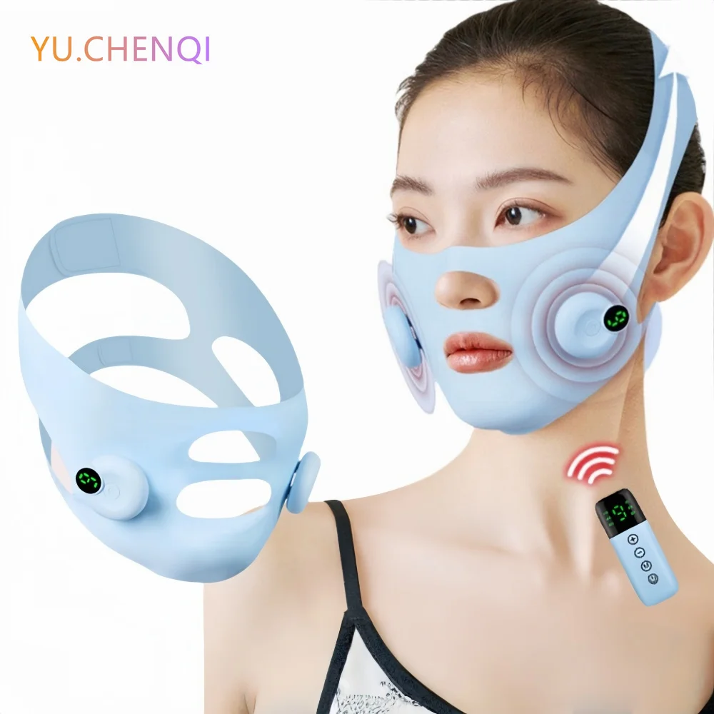 

‌EMS Microcurrent Wireless Pulse Facial Massager, Lift & Firm Skin, V-Shape Face Slimmer Reduce Double Chin Beauty Tool