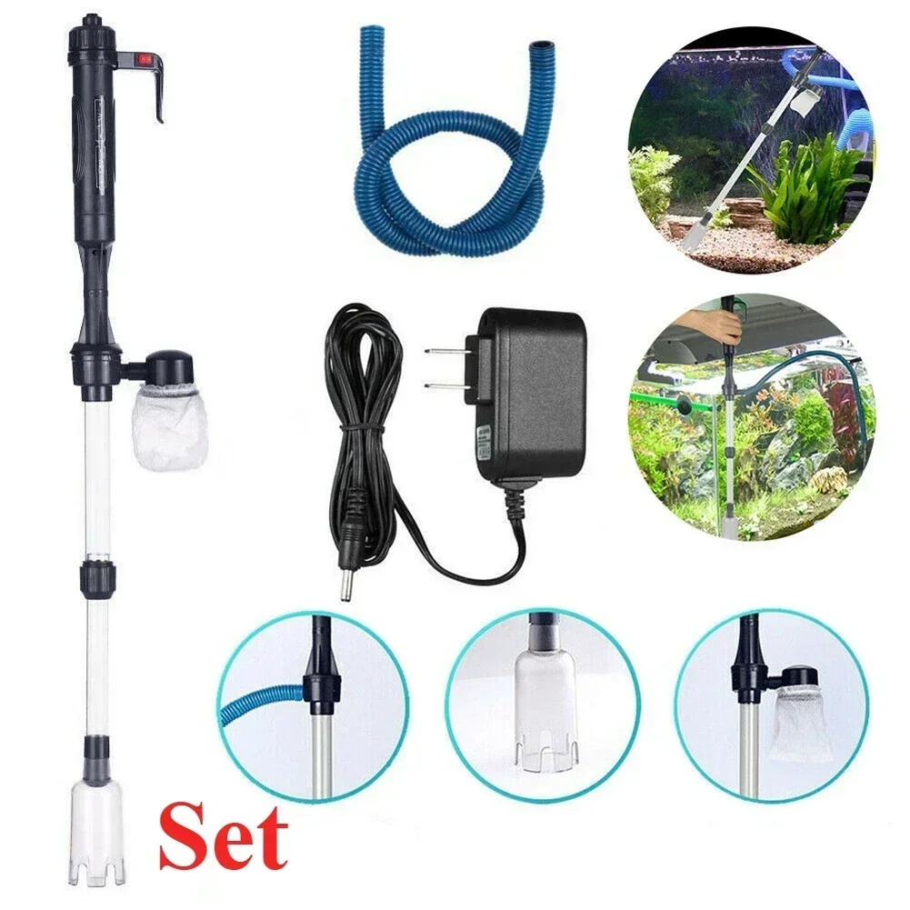 Aquarium Tank Water Change Cleaning Tools Fish Tank Fish Poop Cleaning Tool Gravel Cleaner Siphon Aquarium Filter Accessories