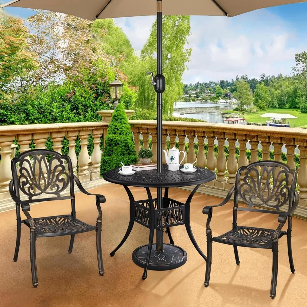 

18'' Umbrella Base 26.5lbs Heavy Duty Patio Umbrella Stand, Round Umbrella Base Stand, Resin Umbrella Holder for Outdoor