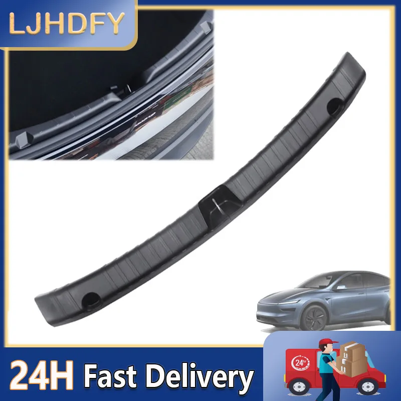 

For Tesla Model Y Juniper Launch Trunk Sill Plate Protector TPE Trunk Mat Cover Rear Bumper Guard Pad Anti-scratch Accessories