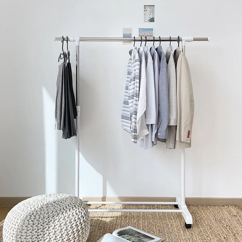 ○ Neo-mobile hanger 815 white mobile hanger floor hanger stand storage closet, hat stand storage box, bedroom furniture, Pico rack hook