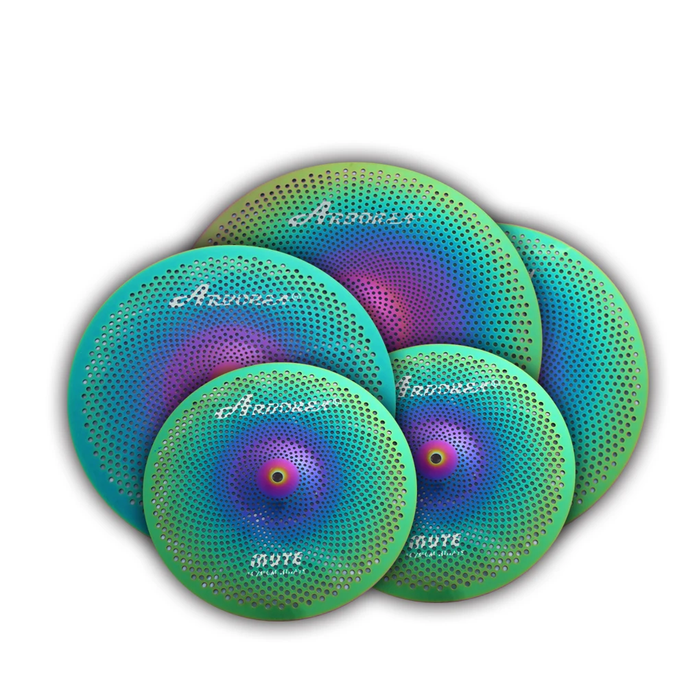

Arborea Cymbal Colored Low Volume Drum Cymbal Sets