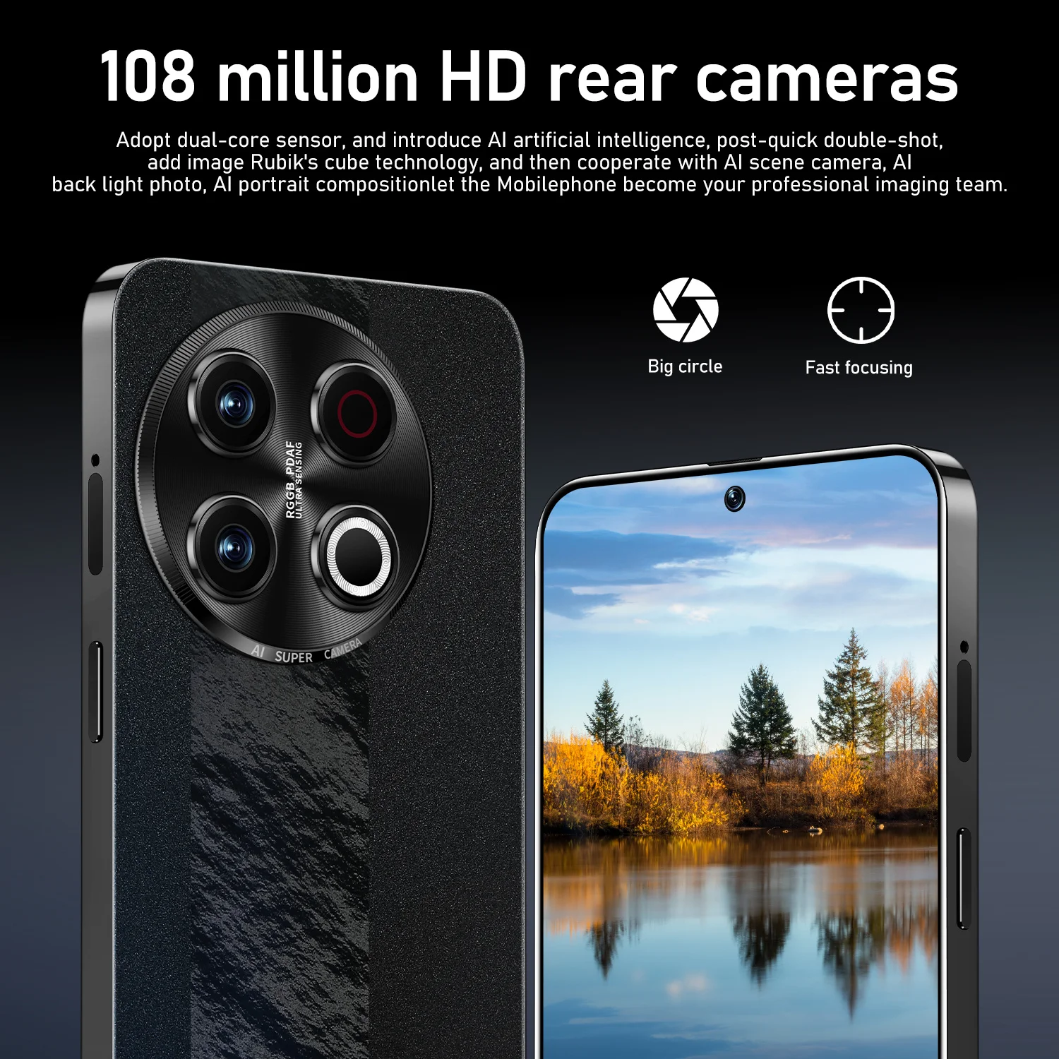 2025 Hot 15 Ultra 7.3HD Original Smart Dual Card 7800mAh Battery Facial Recognition Function Global Edition