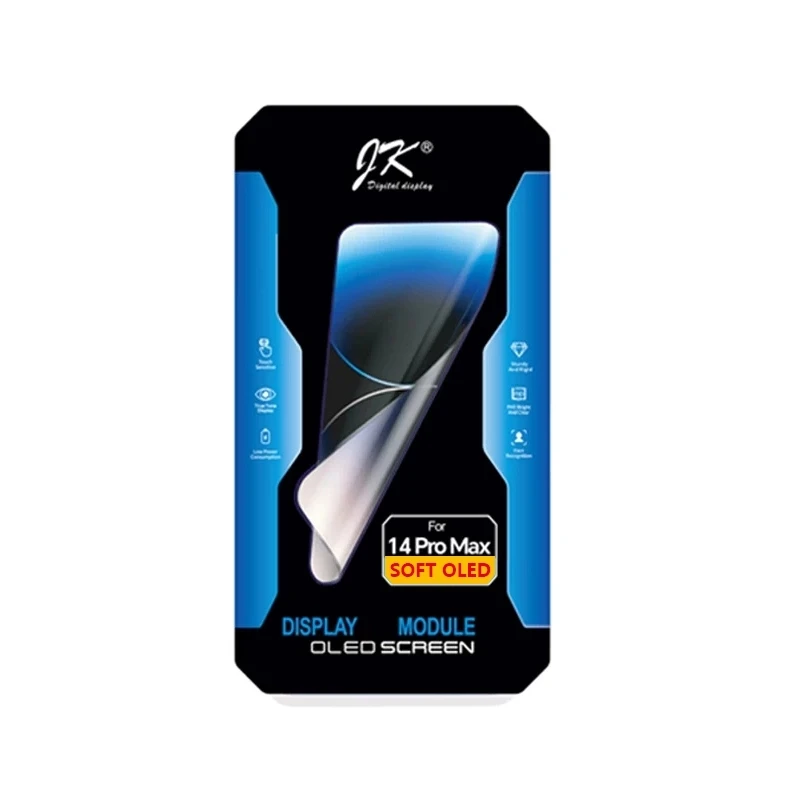 JK Soft Hard OLED Screen For iPhone 15 Pro 16 Plus 13 14 Pro Max