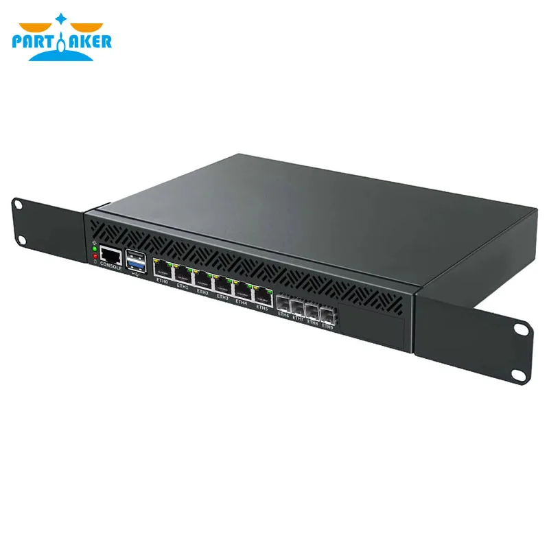 1U Rackmount Network Firewall Appliance B75 LGA1155 Intel i7 3770 i5 3470 i3 3220 With 6 Intel NICs Soft Router pfSense OPNsens