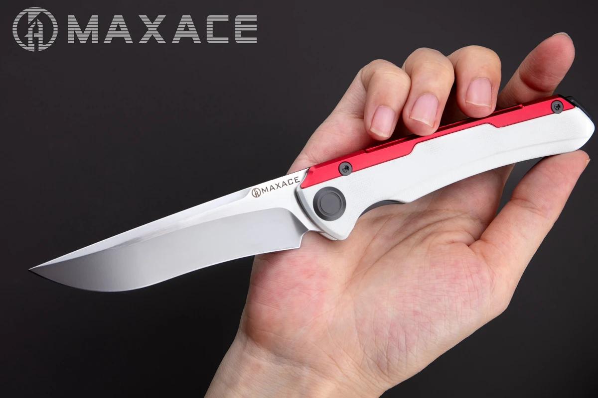 Maxace New KESTREL CPM-MAGNACUT Folding Knife Tactical Survival Knife for Hunting Camping Fishing Fruit Cutting Tool