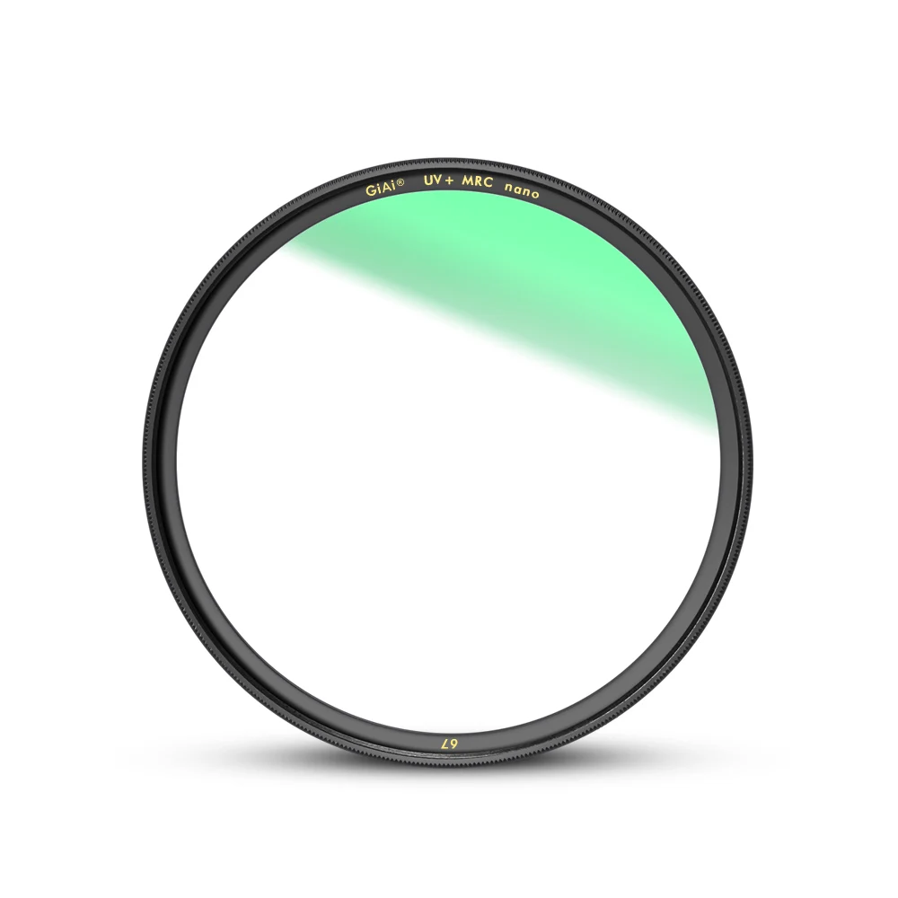 GiAi Brass MRC Ultra HD Filter Low Reflection Camera Lens Protection 37 43 46 49 52 58 62 67 72 77 82 86mm For Canon Nikon Sony