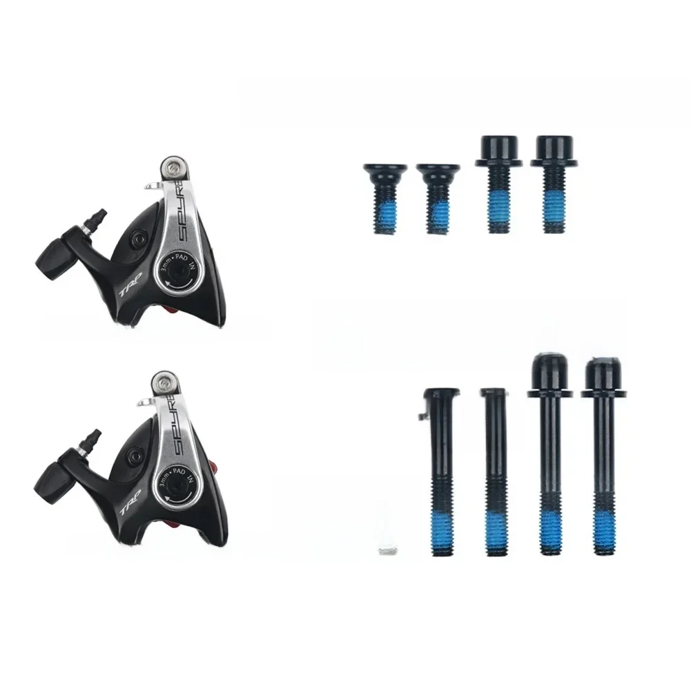 Adaptateur de frein à disque de vélo M5, jeu de vis de montage en alliage d'aluminium pour support plat Shimano pour pièce de frein à Rotor 140mm 160mm 1 pièce