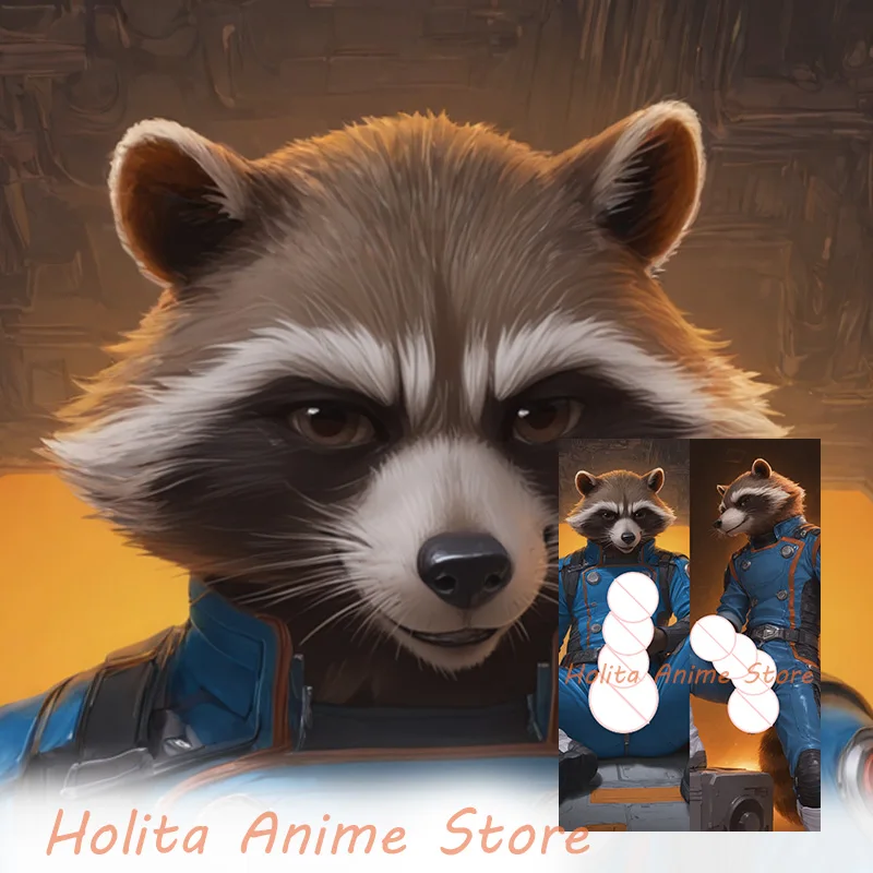 

Dakimakura rocket raccoon Double-sided Print Anime Life-size 2WAY Cushion Body Pillow Cover